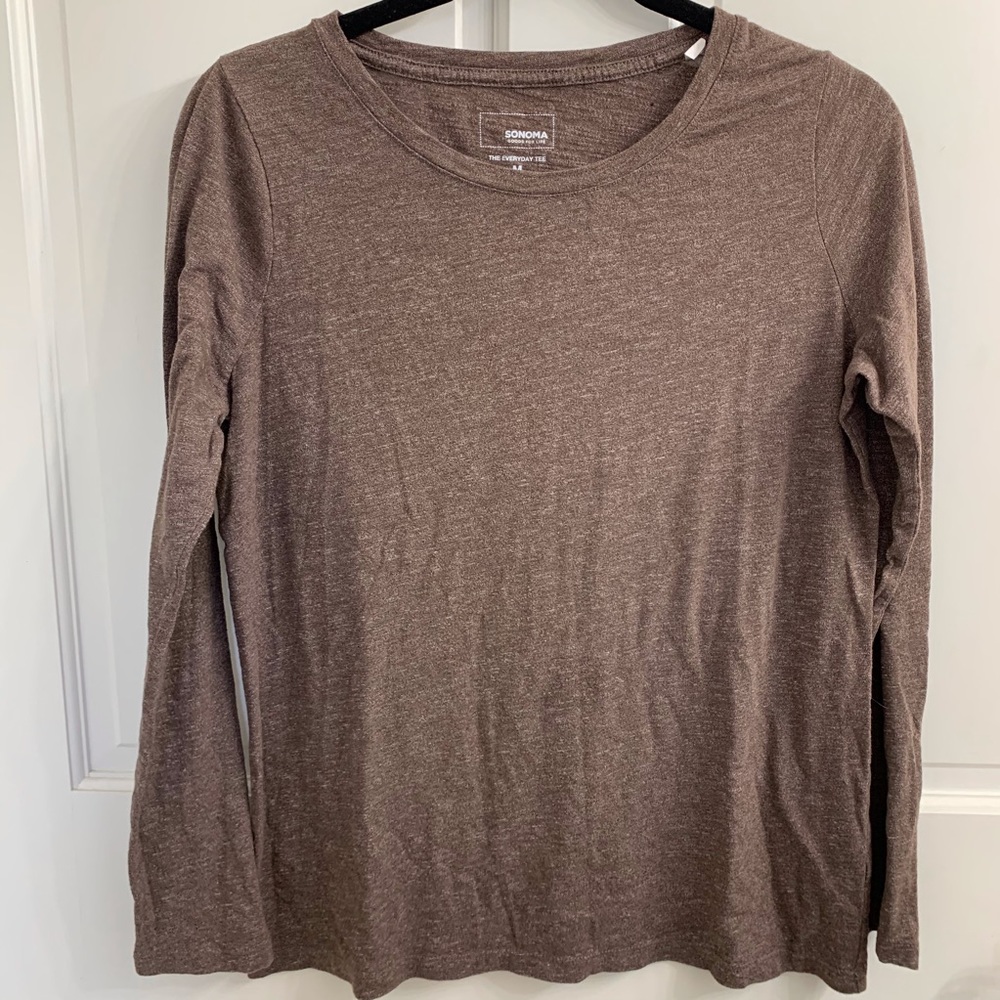 Sonoma Long Sleeve Tee Shirt Size Medium